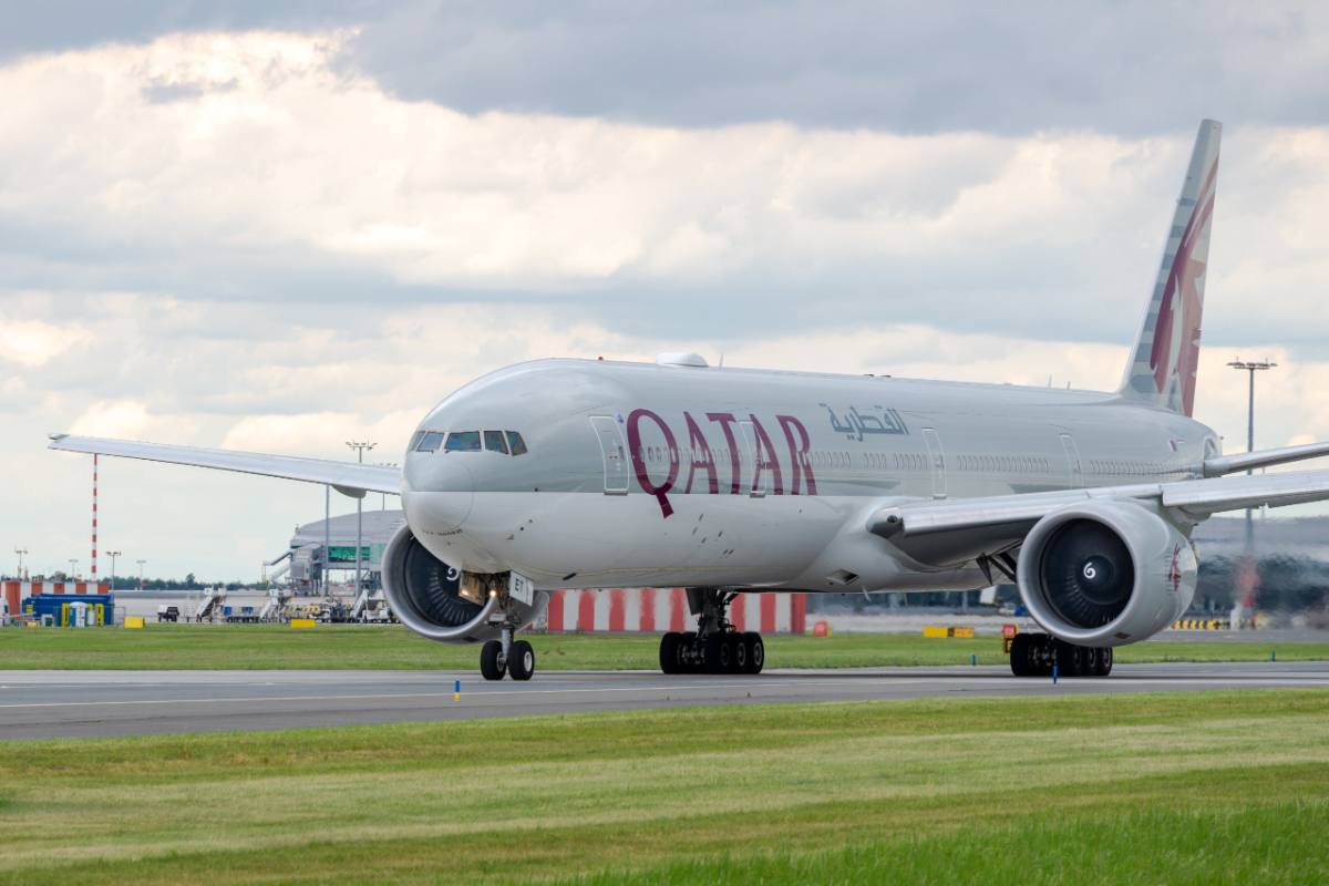 Special flight from Qatar