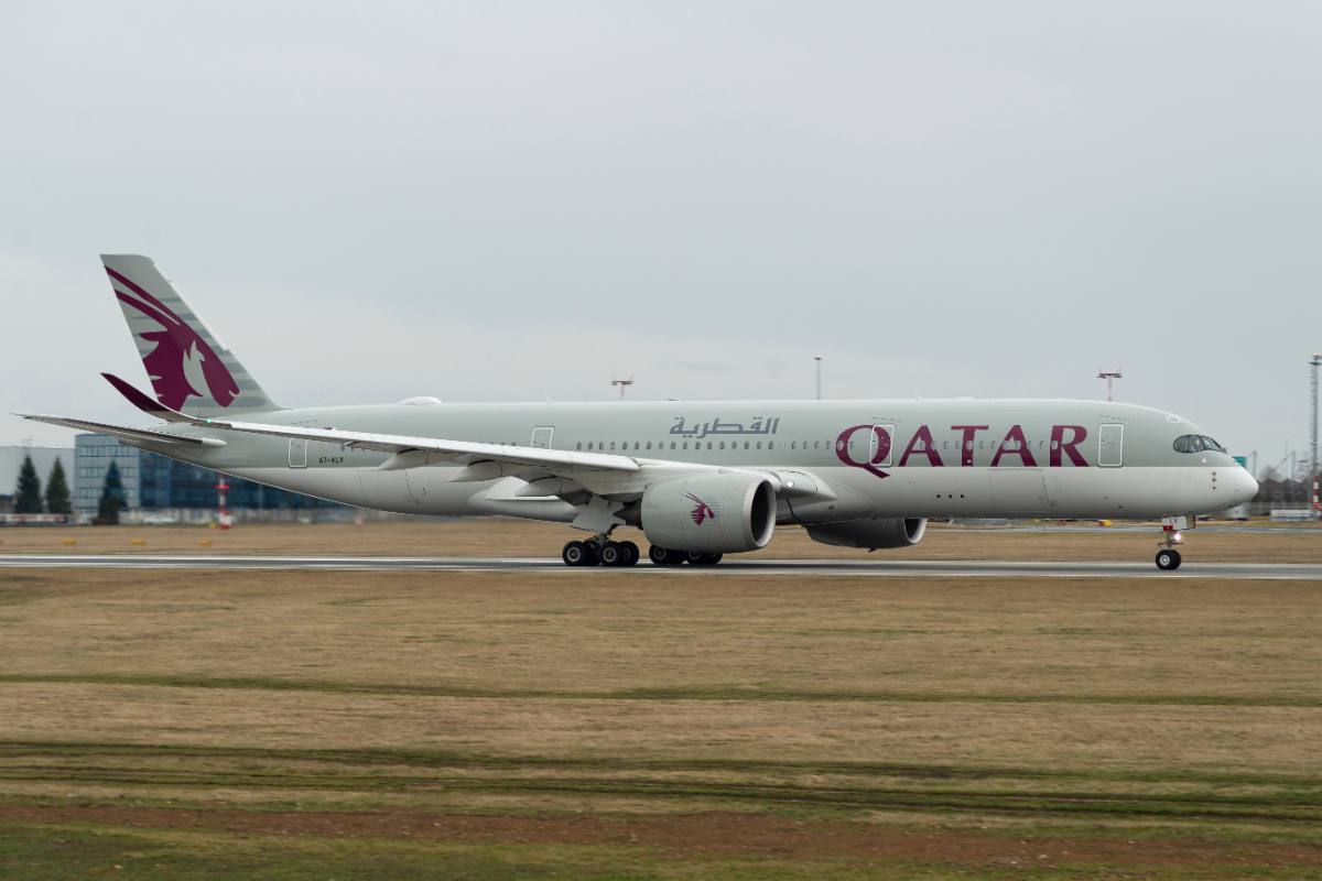 Qatar Airways with special flight
