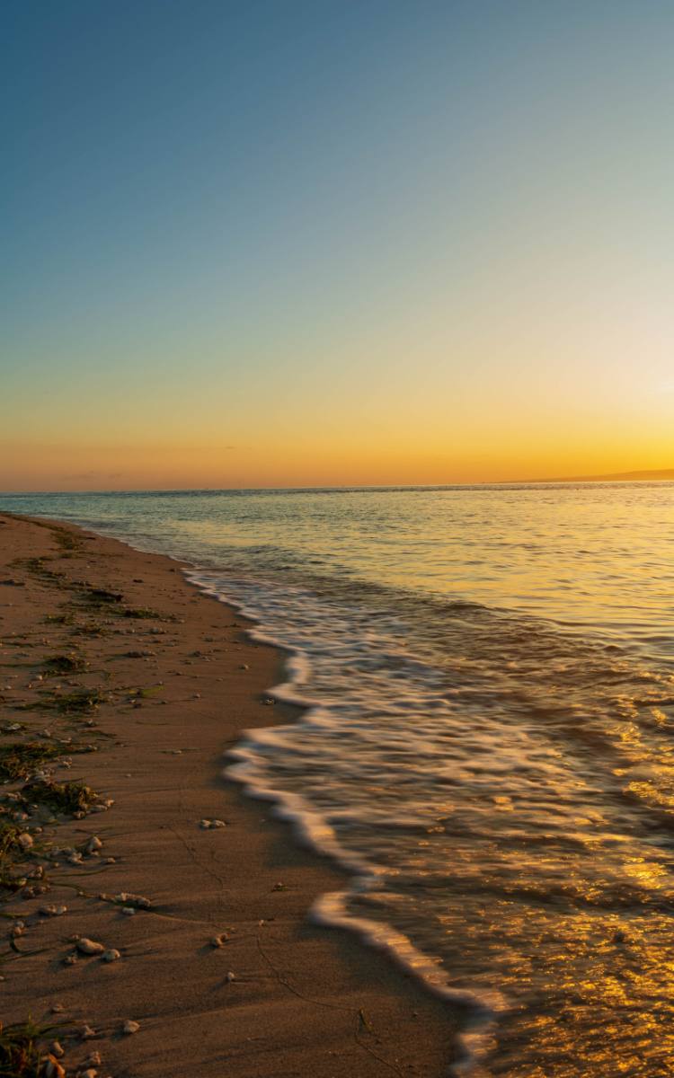 Morning beach at Bali